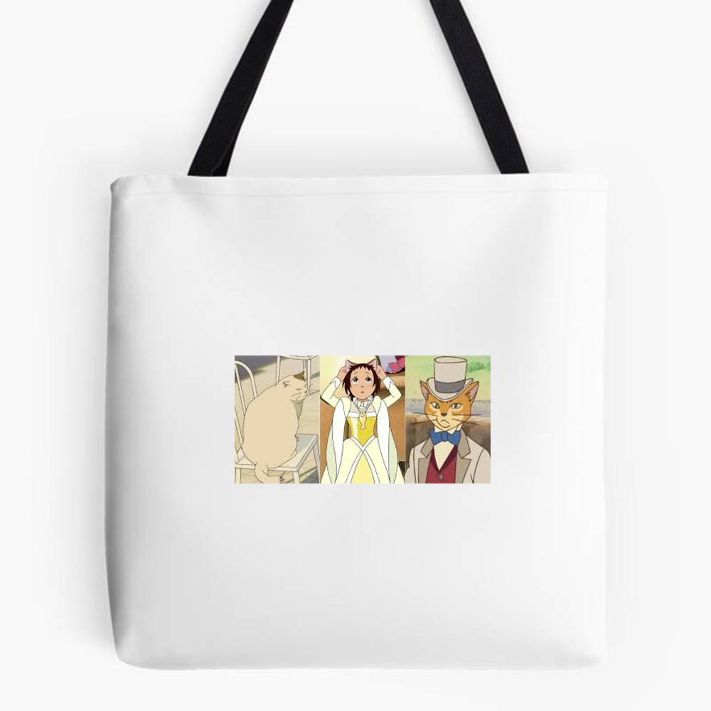The Cat Returns Merch For Fans The Cat Returns White Bags