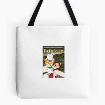 The Cat Returns Merch Collection The Cat Returns White Bags