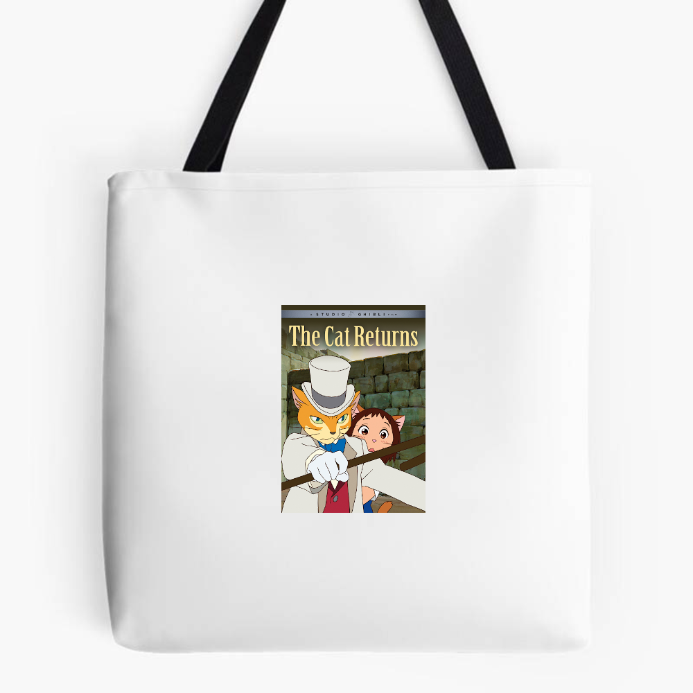 The Cat Returns Merch Collection The Cat Returns White Bags