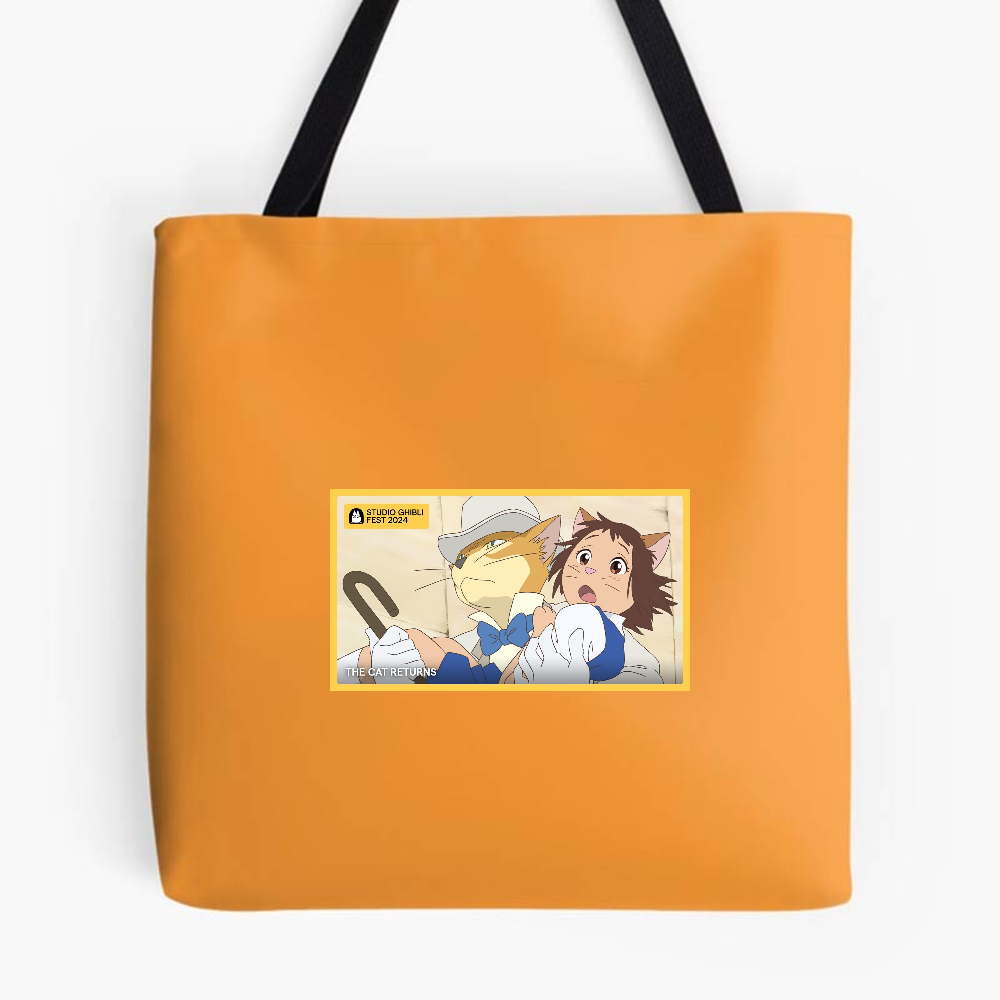 The Cat Returns Merchandise The Cat Returns Orange Bags