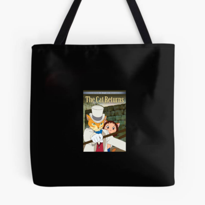 The Cat Returns Merch Collection The Cat Returns Black  Bags