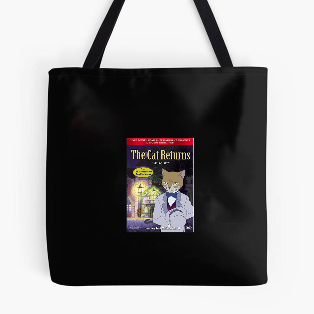The Cat Returns Merchandise For Fans The Cat Returns Black Bags